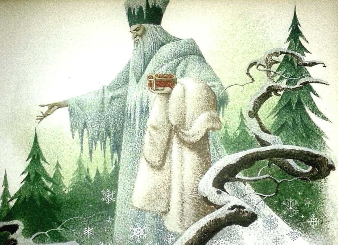 Nonno Gelo, leggenda russa illustrata da Severino Baraldi